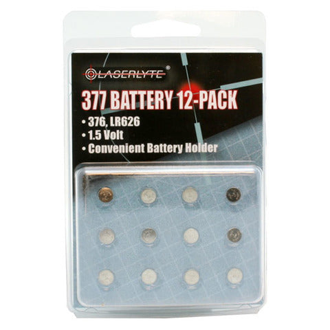 12-Pack of 377 Batteries