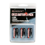 3-Pack of CR123 Batteries